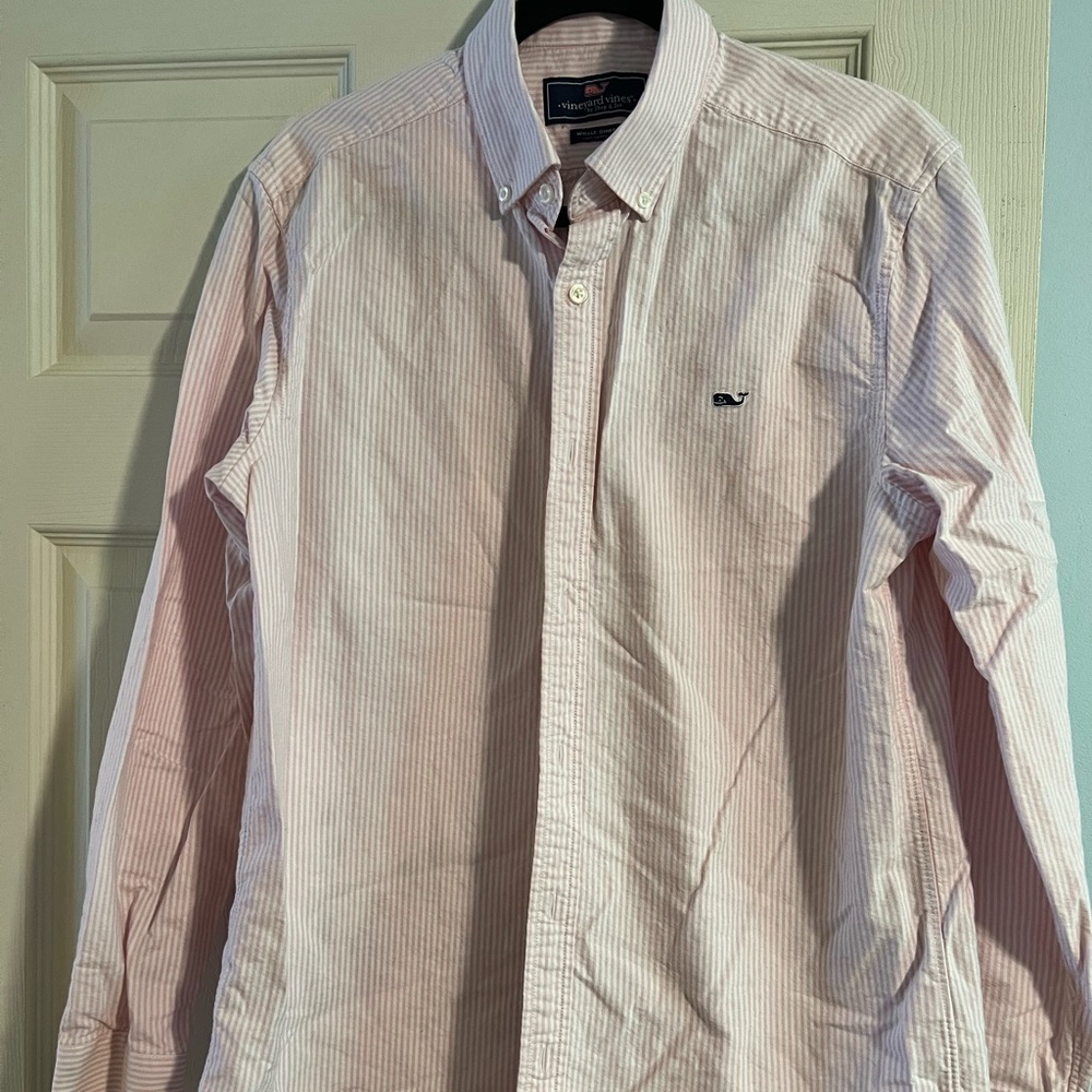 Vineyard vines pink button up